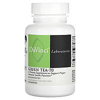 DaVinci Laboratories of Vermont, Green Tea, 70, без кофеїну, 60 капсул