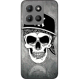 Чохол силіконовий Case для Motorola G15 Power з картинкою Череп у кепці