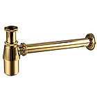 Сифон для раковини без випуску ЗОЛОТО. S.Elena