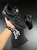 Чоловічі кросівки Reebok Fury Adart black Рібок фурі адарт чорні замш сетка, фото 4