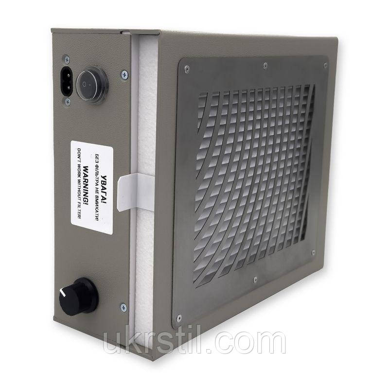 Настільна манікюрна витяжка з HEPA фільтром NT705iF TCV New, сірий, фото 1