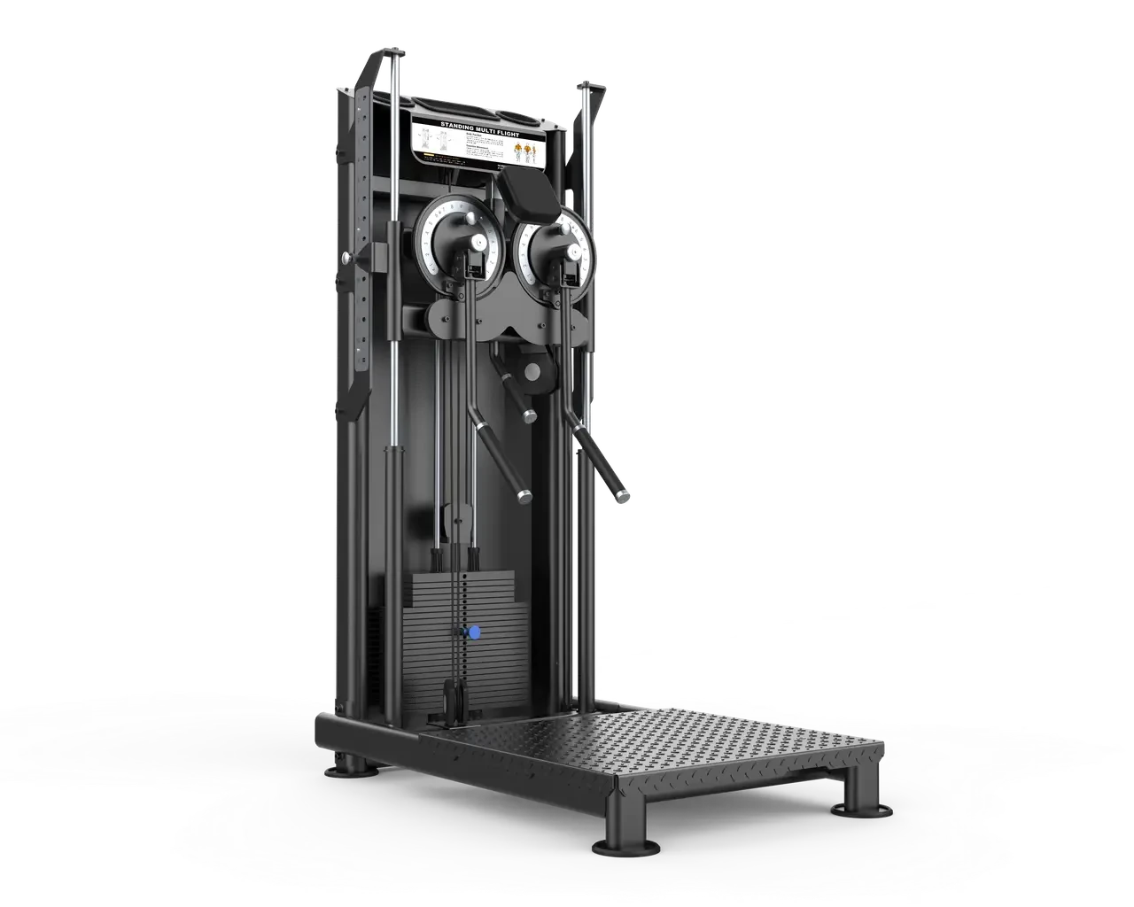 Тренажер тяга вниз DHZ U2035 Тренажер тяга нижнього блоку Нижній блок тренажер DHZ Fitness, фото 1