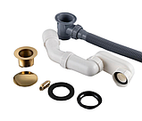 Сифон для ванни Золото-клік клак, фото 4