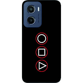 Силіконовий чохол Case для Motorola Moto E15 з картинкою Гра в кальмара Логотип