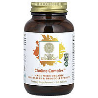 Холіновий комплекс, Choline Complex, Pure Synergy, 60 таблеток