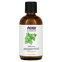Ефірна олія перцевої м'яти Now Foods (100% Pure Peppermint) 118 мл