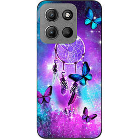 Чохол силіконовий Case для Motorola G15 Power з картинкою Метелики й оберег