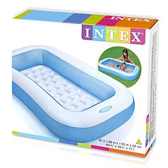 Басейн дитячий 57403 над/дно, прямокутний 166*100*28см 90л