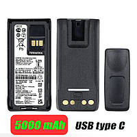 Аккумулятор для Рации Motorola R7 R7A 5000 mAh USB-C Батарея на Радиостанцию Моторола Р7 Р7А Type-C PMNN4808A