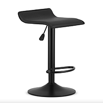 Барний стілець Leobert Fort екошкіра чорна основа, фото 2