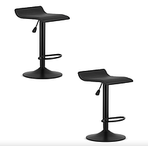 Барний стілець Leobert Fort екошкіра чорна основа, фото 3