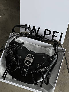 Сумка багет JW PEI - Claret чорний