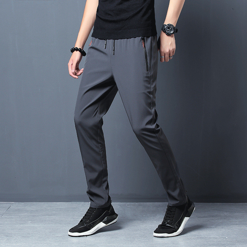 Спортивні чоловічі штани Men's Casual Pencil Trousers Grey Розмір 52