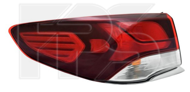 Ліхтар задній лівий Hyundai Sonata LF 17-19 (Depo) зовнішній, без LED 92401C2500
