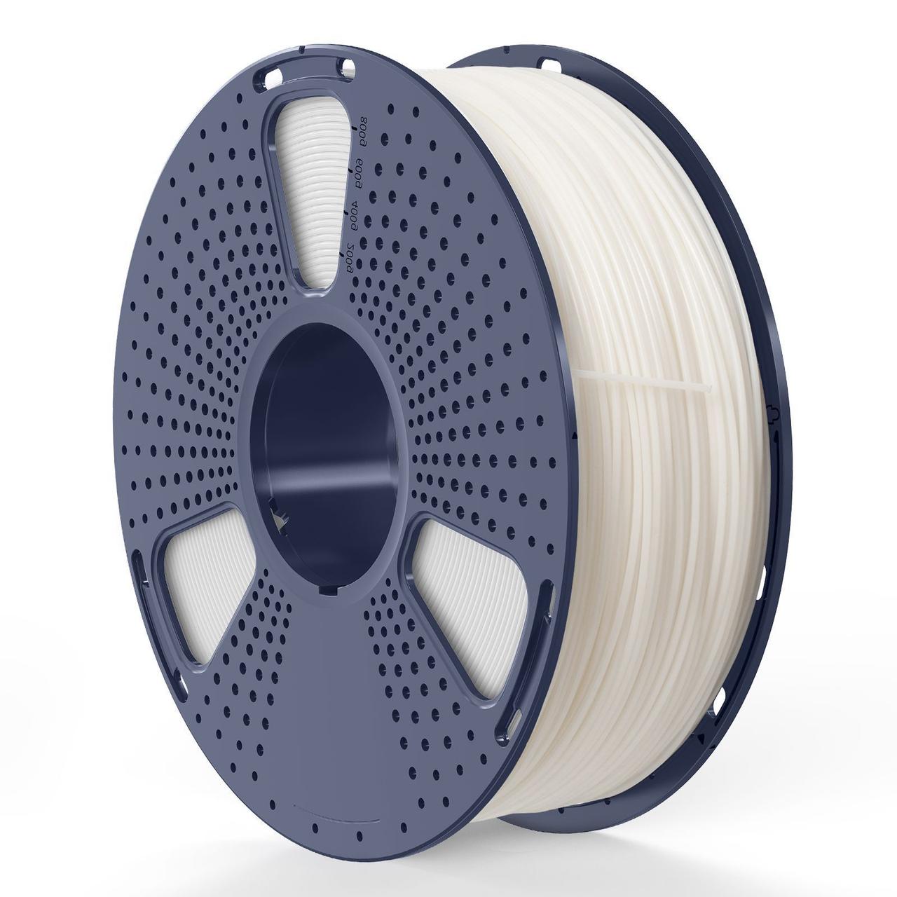 Пластик філамент для 3Д-друку SUNLU TPU White (03650107Z), Reusable Spool, 1.75mm, 0.5kg, 190-230°C, Білий