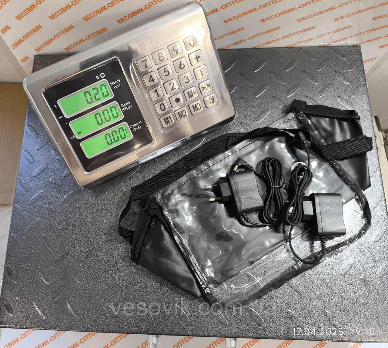 Ваги бездротові Alfasonic TCS-R2 Wi-Fi 300кг 420х520мм