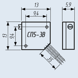 СП5-3В-15 кОм-5%, фото 1