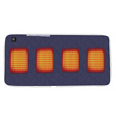 Накидка на крісло Lesko 702 45*90 см USB Blue з підігрівом