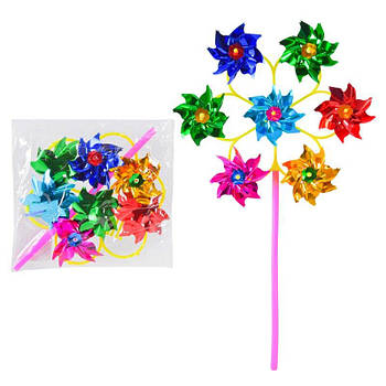 Вітрячок на паличці 28 см, 7 квіток V2453 G-Rich