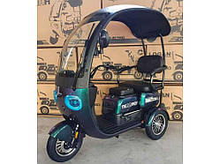 Електричний трицикл «Terra» TR-908121 (1) 1 ЯЩИК АКУМ., двигун 800W, акумулятор 72V/20Ah, колеса 300-10 ТМ