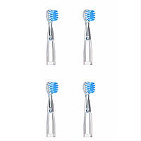 Насадки для дитячої зубної щітки Medica+ KidsBrush 2.0 Blue (4 шт) для зручності та гігієнічності