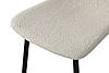 Стілець обідній Юкі тканина букле (чорний/бежевий), фото 5