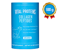 Vital Proteins Collagen Peptides 680 г Пептиды коллагена для кожи волос ногтей суставов без вкусовых добавок