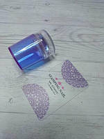 Штамп для стемпінгу силіконовий бузковий (широкий)