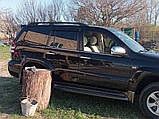 Рейлінги оригінальний дизайн (2 шт) для Toyota Land Cruiser Prado 120, фото 4