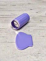Штамп для стемпінгу силіконовий зі скрабером (фіолетовий)