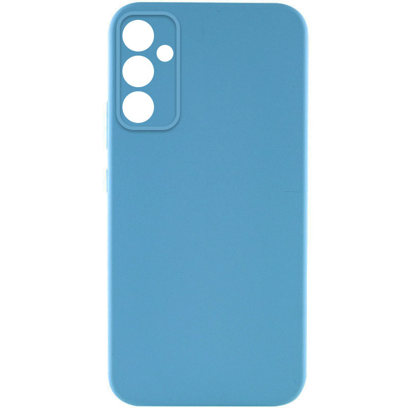 Чохол GETMAN Liquid Silk Full Camera для Samsung Galaxy A36 5G | TPU + Мікрофібра Блакитний / Blue