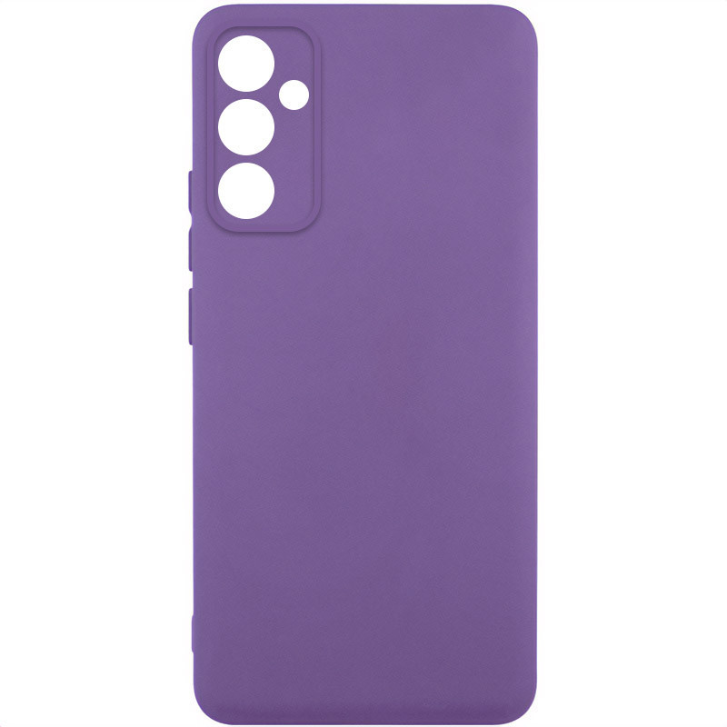 Чохол GETMAN Liquid Silk Full Camera для Samsung Galaxy A36 5G | TPU + Мікрофібра Фіолетовий / Amethyst