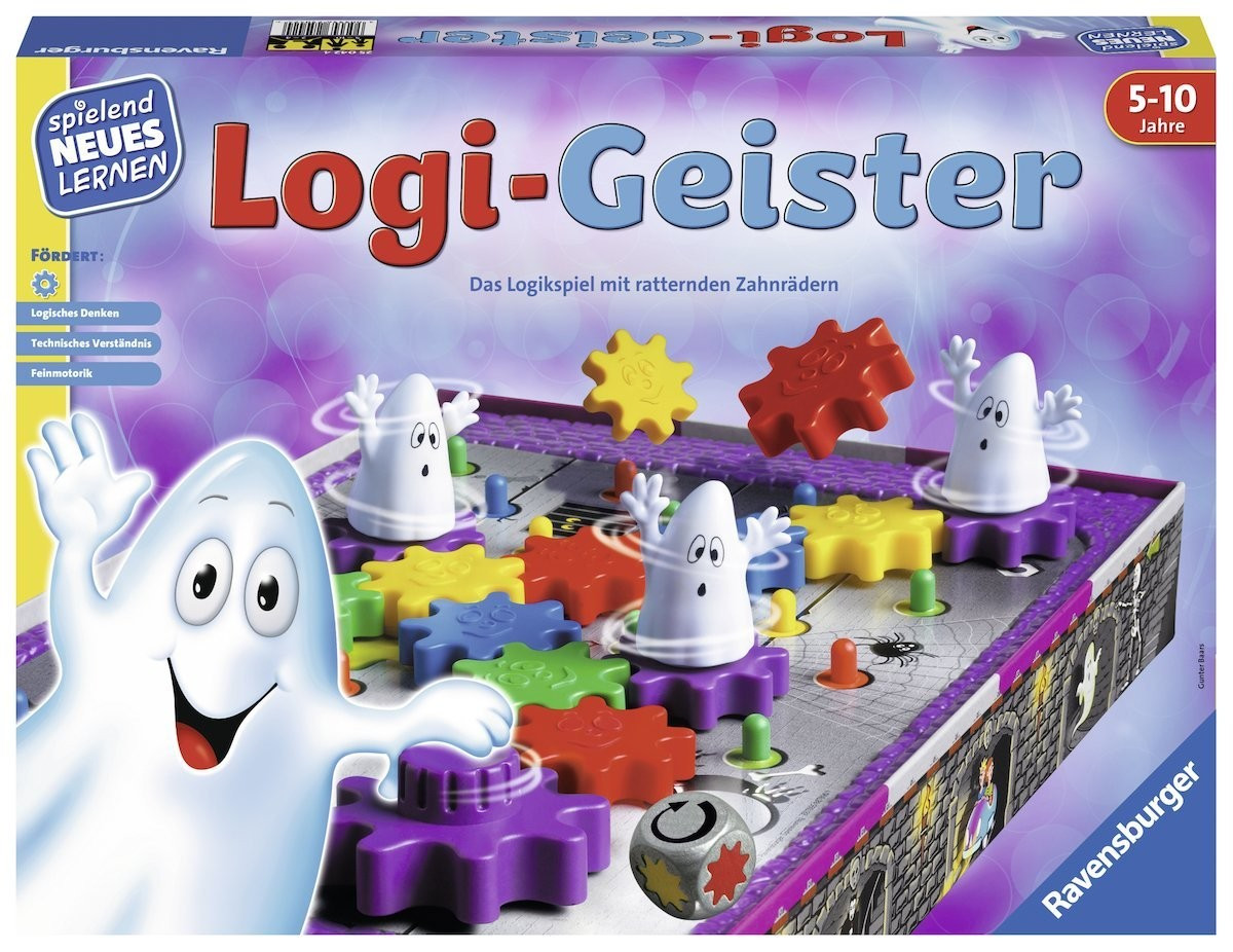 Настільна гра з шестернями Привиди. Ravensburger Logi-Geister