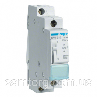 Імпульсне реле Hager EPN510 230В/16А 1НО, фото 1