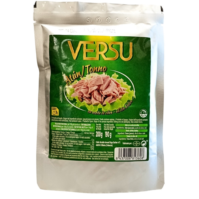 Тунець в оливковій олії Versu 200 г, фото 1
