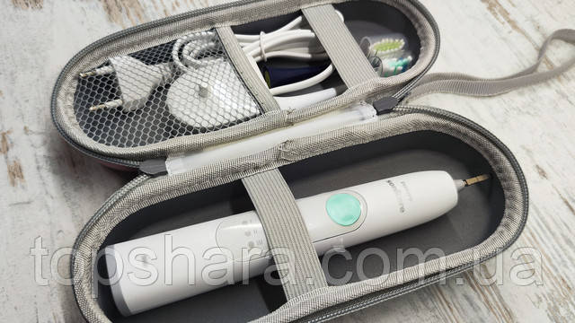 Універсальний дорожний футляр для електричної зубної щітки Philips Sonicare, Braun сірий