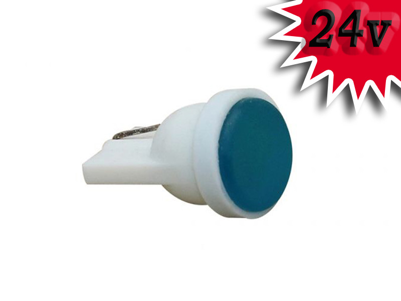 Світлодіодна автомобільна лампа T10 W2, 1x9, 5d COB 24V BLUE