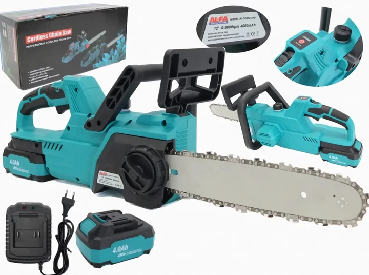 Пилка акумуляторна AL-FA ALCCS12 36V/4Ah шина 30 см безщітковий двигун, фото 1