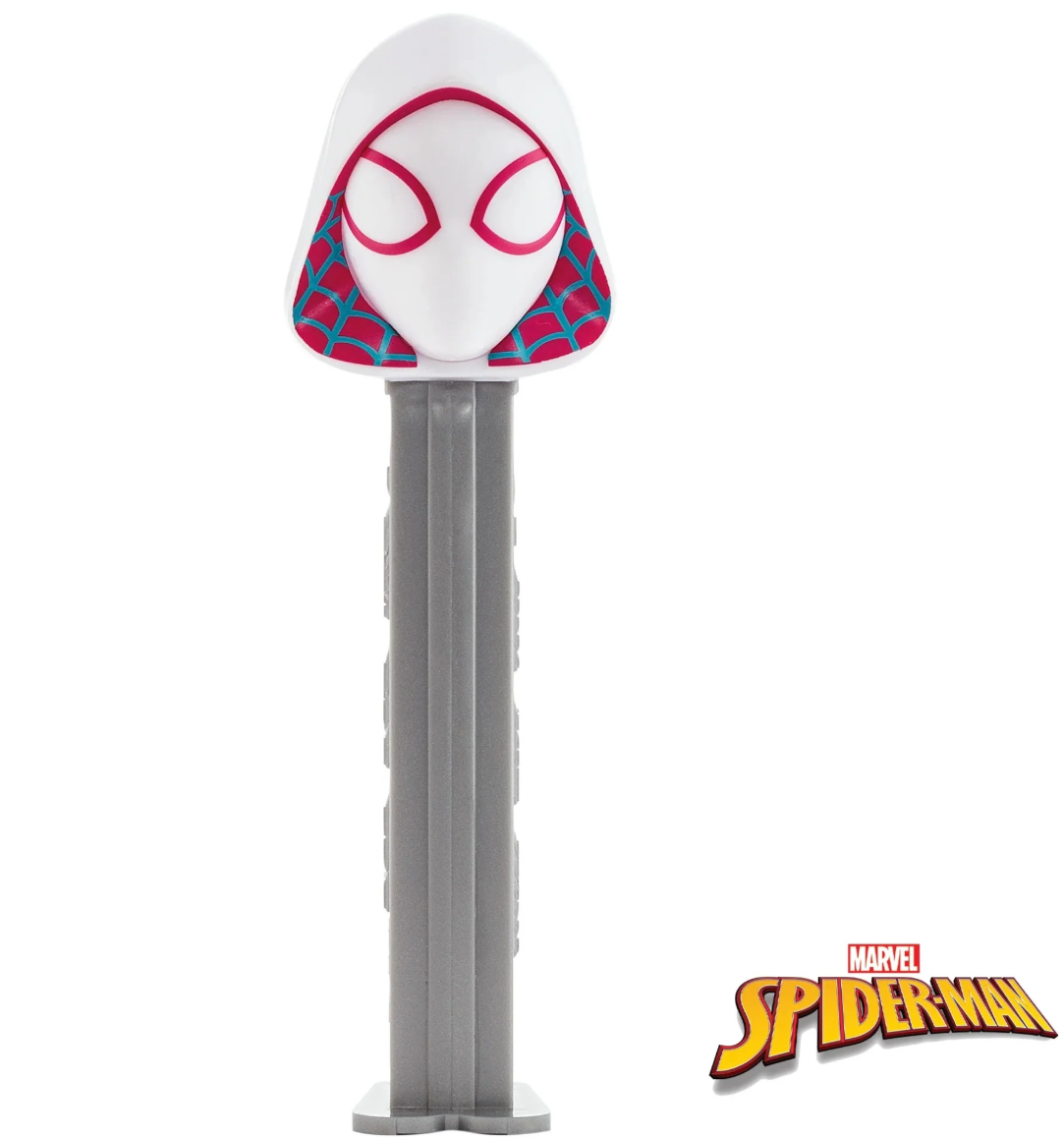 Диспенсер з цукерками Pez Marvel Collection Людина-павук Сірий 17г