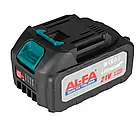 Акумуляторний кущоріз ALFA ALCHT21V-4AH шина 450 мм (2 АКБ 4Ам + зарядний пристрій), фото 6