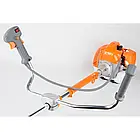 Коса бензинова EUROCRAFT ВС431 4.8 кВт (3 ножі + ремінь для перенесення), фото 2