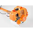 Коса бензинова EUROCRAFT ВС431 4.8 кВт (3 ножі + ремінь для перенесення), фото 4