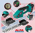 Ножиці-кущоріз акумуляторний ALFA ALCHT21V-2AH (2 АКБ + зарядний пристрій), фото 10