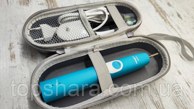 Універсальний дорожний футляр для електричної зубної щітки Philips Sonicare, Braun сірий