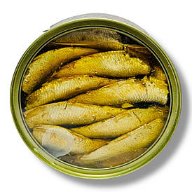 Шпроти в Олії Valmis Premium 240 грамів Латвія 🇱🇻 (Прозора кришка)