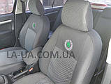 Чохли салона Skoda Octavia  А-5 2008-2013 р (авточохли Шкода Октавія А5), фото 4