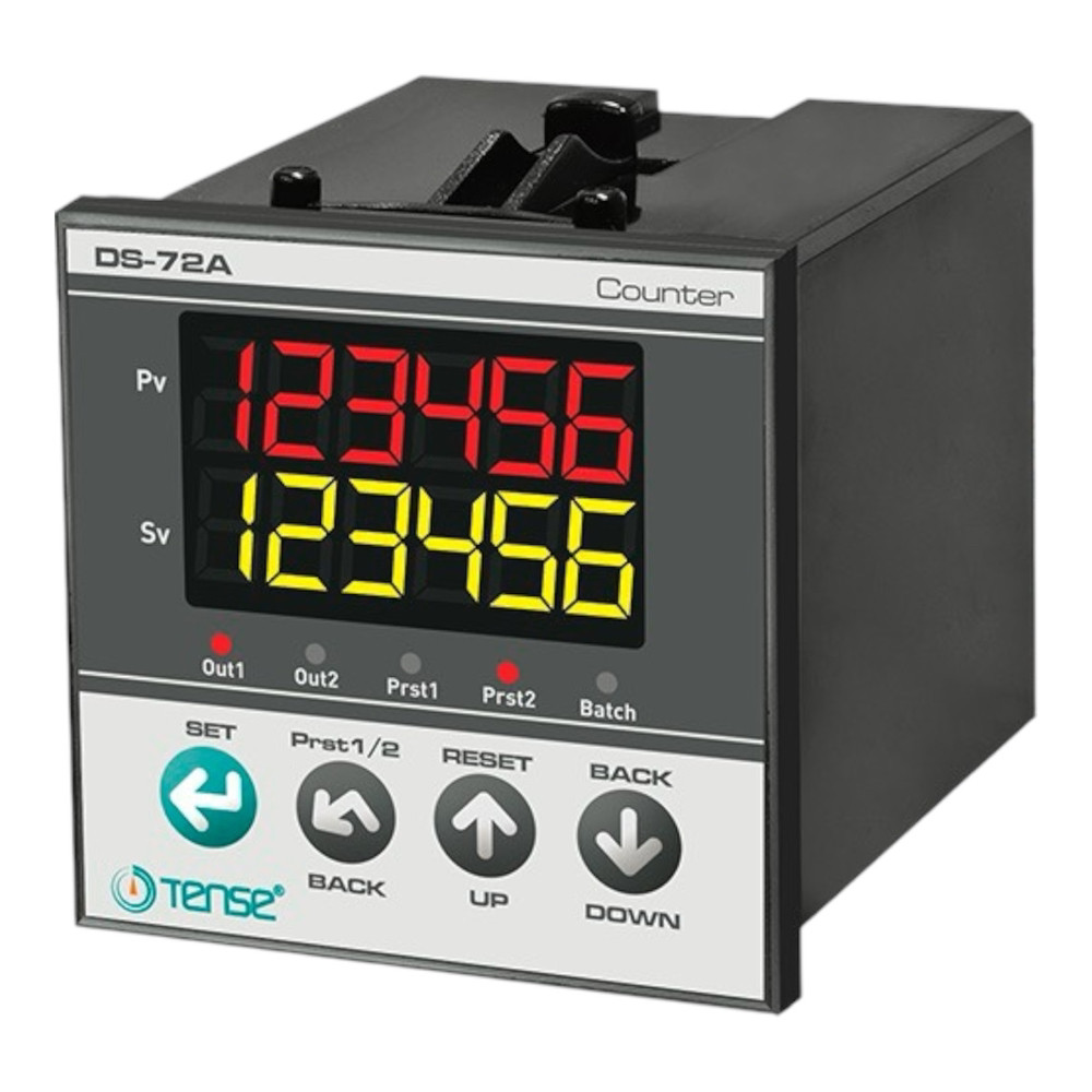 Лічильник імпульсів плюс/мінус подвійний два виходи 72х72 мм