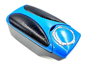 Підлокітник автомобільний універсальний Blue Black crocodile