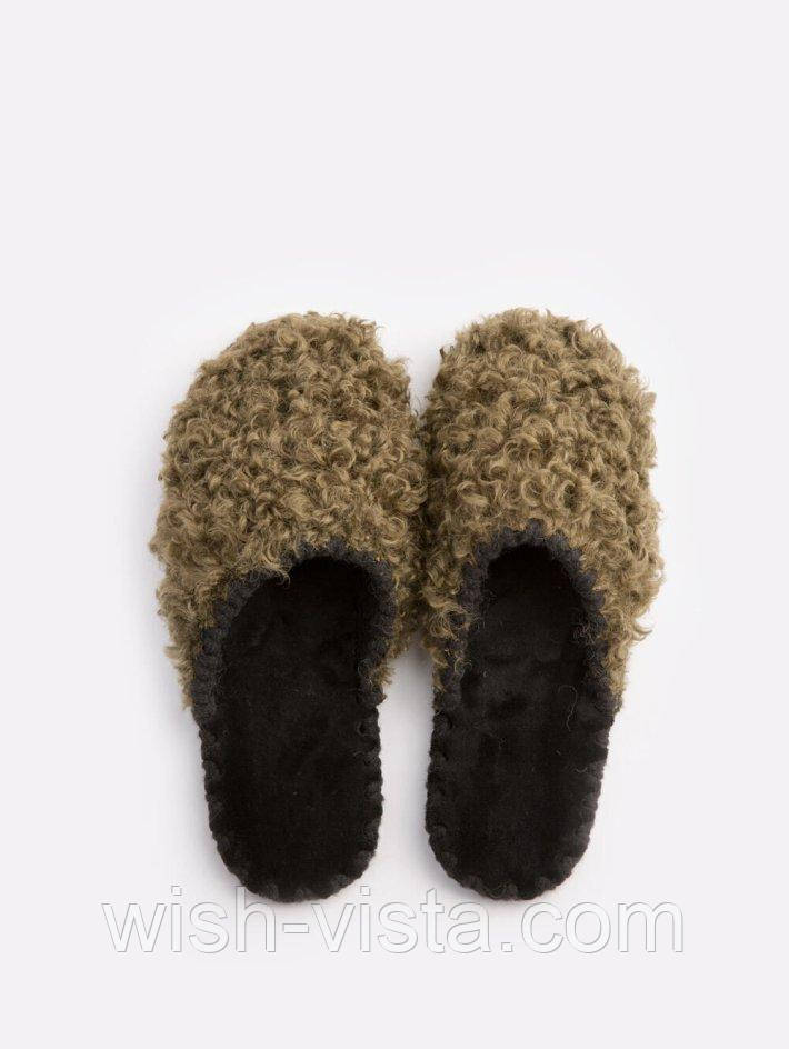 Хатні капці Family Story Кучерики Хакі 36-37 (n0507-37f)