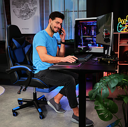 Геймерське крісло Di Volio Ragazo синій smart